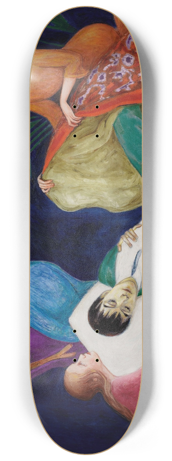 Nils Dardel - The Dying Dandy 8.25 inch art skate deck