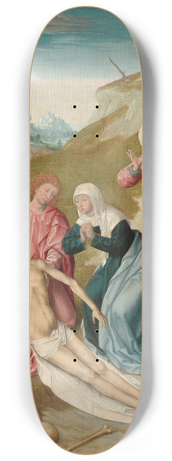 North Netherlandish School - The Lamentation 8.25 inch art skate deck