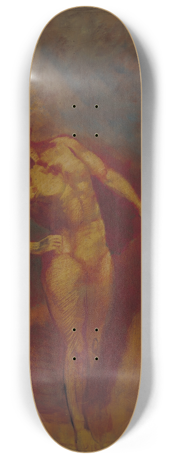 Odilon Redon - Esquisse pour Le Char dApollon 8.25 inch art skate deck