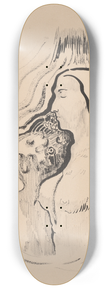 Odilon Redon - The Shadow (LOmbre) 8.25 inch art skate deck