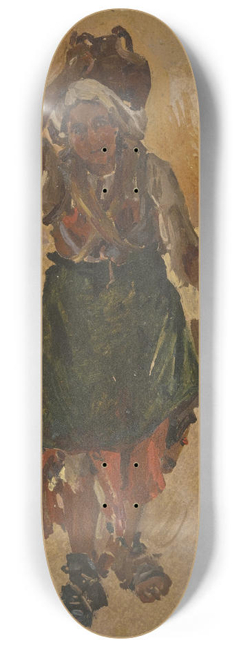Johann Nepomuk Rauch - Italienerin, einen Krug auf den Schultern tragend 8.25 inch art skate deck