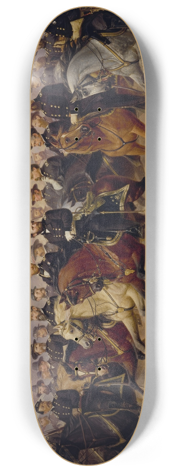 Ole Peter Hansen Balling - Grant and His Generals 8.25 inch art skate deck