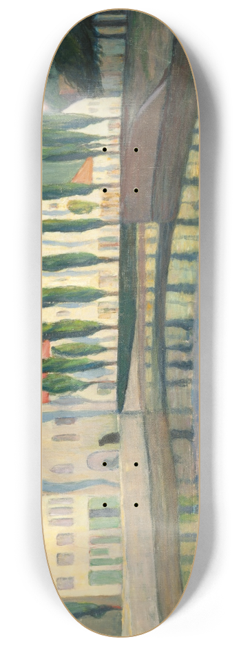 Olof Sager-Nelson - From Bruges 8.25 inch art skate deck