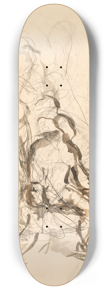 Oluf Hartmann - Lst kompositionsstudie 8.25 inch art skate deck