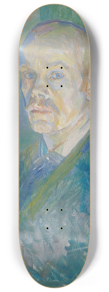 Oluf Wold-Torne - Self-Portrait 8.25 inch art skate deck