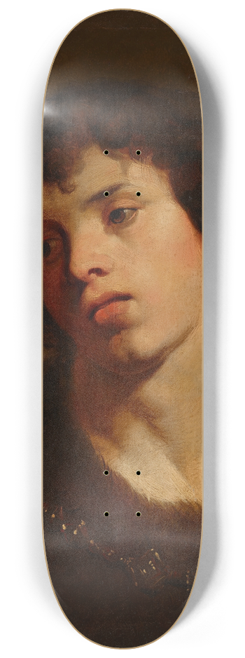 Johann Peter Krafft - Bildnis eines jungen Mannes 8.25 inch art skate deck