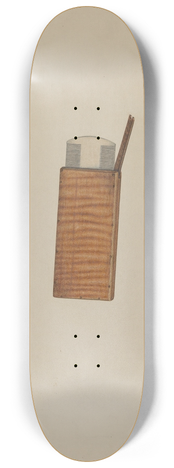 Orville Cline - Shaker Comb and Case 8.25 inch art skate deck