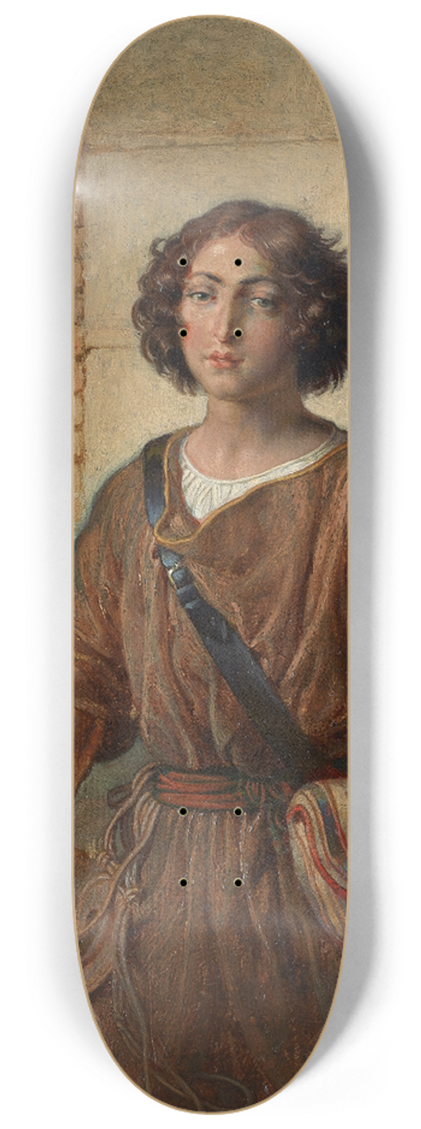 Johann Peter Krafft - David with the head of Goliath 8.25 inch art skate deck
