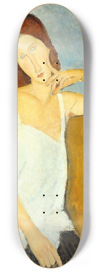 Amedeo Modigliani - Jeanne Hbuterne 8.25 inch art skate deck