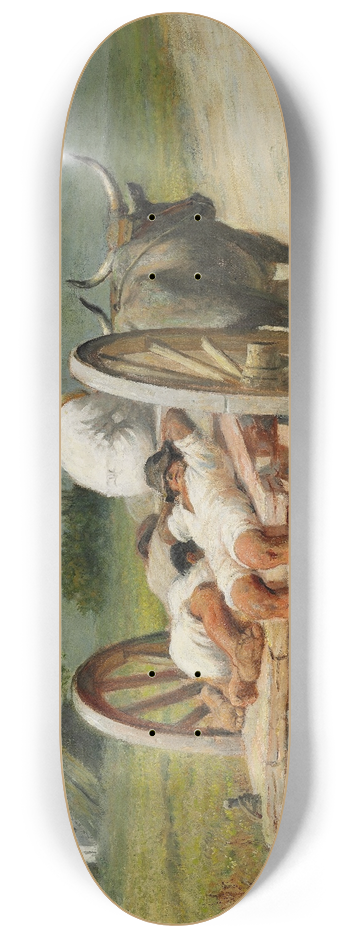 Otto Bache - Scirococo (c. 1920) 8.25 inch art skate deck