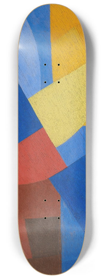 Otto Freundlich - composition 8.25 inch art skate deck