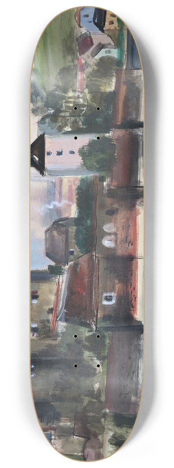 Otto Geigenberger - Passau am Inn 8.25 inch art skate deck