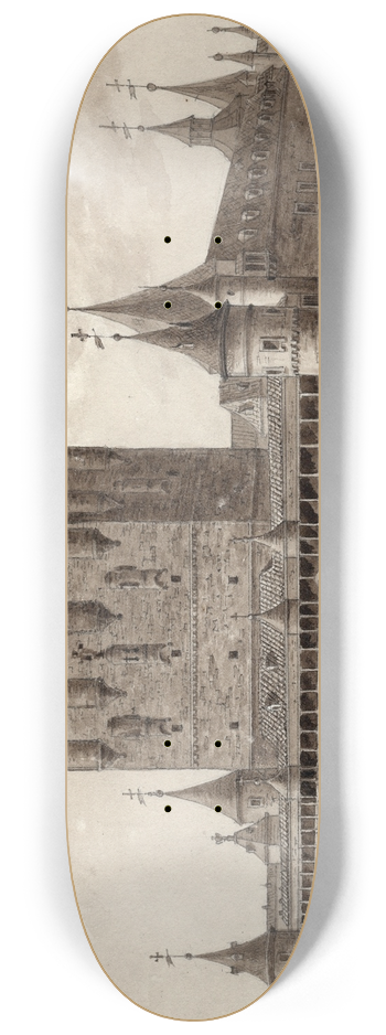Otto Howen - Het Alcazar te Segovia 8.25 inch art skate deck