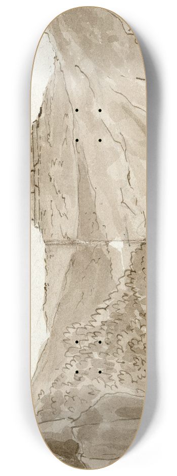 Otto Howen - Kasteel Bellegarde in de Pyrenn 8.25 inch art skate deck
