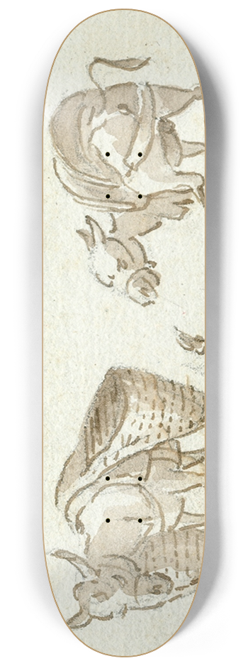 Otto Howen - Pakezels 8.25 inch art skate deck
