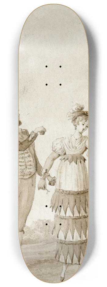 Otto Howen - Spaanse dansers 8.25 inch art skate deck