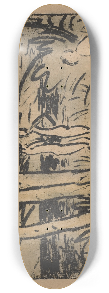 Otto Mueller - Drei Mdchen im Wald 8.25 inch art skate deck
