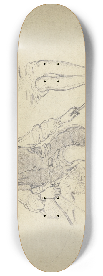 Otto Scholderer - Donkey rider 8.25 inch art skate deck