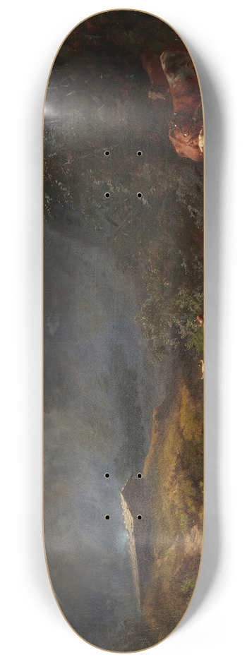 Otto Sommer - Cows In A Mountainous Landscape 8.25 inch art skate deck