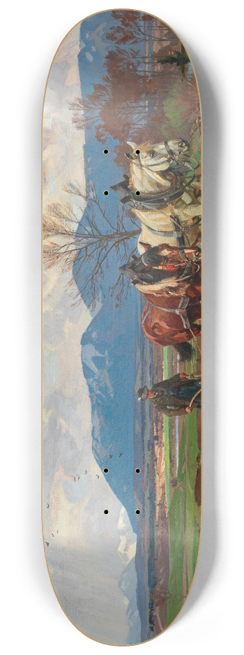 Otto Strtzel - Pflgender Bauer 8.25 inch art skate deck