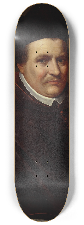 Otto van Veen - Jan Miraeus, Bishop of Antwerp 8.25 inch art skate deck