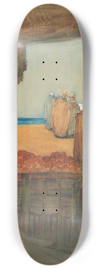 Owen Merton - Fruit stall, Port Said 8.25 inch art skate deck