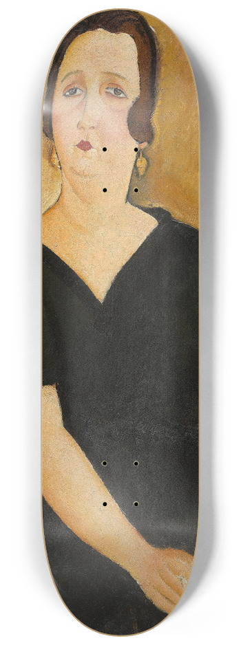 Amedeo Modigliani - Madame Amde (Woman with Cigarette) 8.25 inch art skate deck
