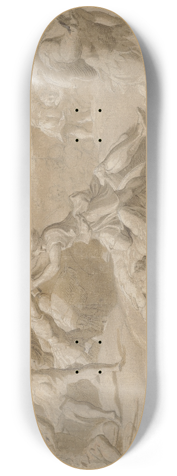 Parmigianino - David and Goliath 8.25 inch art skate deck