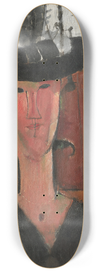 Amedeo Modigliani - Madam Pompadour 8.25 inch art skate deck