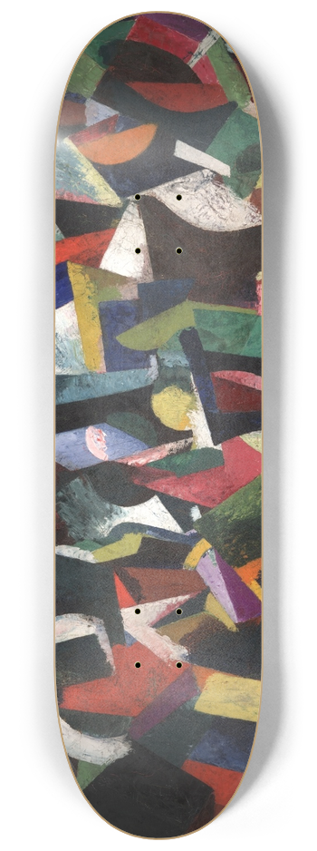 Patrick Henry Bruce - Composition IV 8.25 inch art skate deck