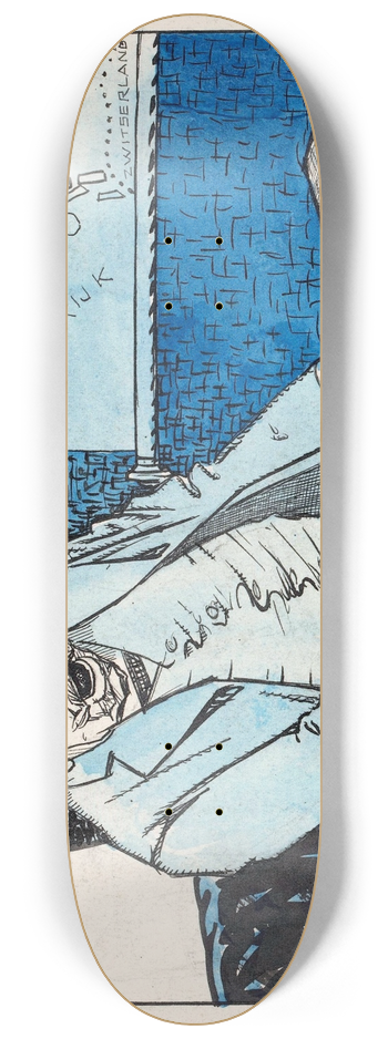 Patricq Kroon - Jaarbalans in Belgi 8.25 inch art skate deck