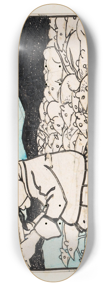 Patricq Kroon - Kuyper als de Rattenvanger van Hamelen 8.25 inch art skate deck