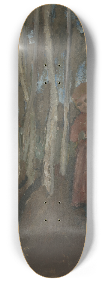 Paula Modersohn-Becker - Girl in a Birch Forest 8.25 inch art skate deck