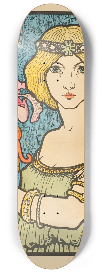 Paul Berthon - Salon des Cent 8.25 inch art skate deck