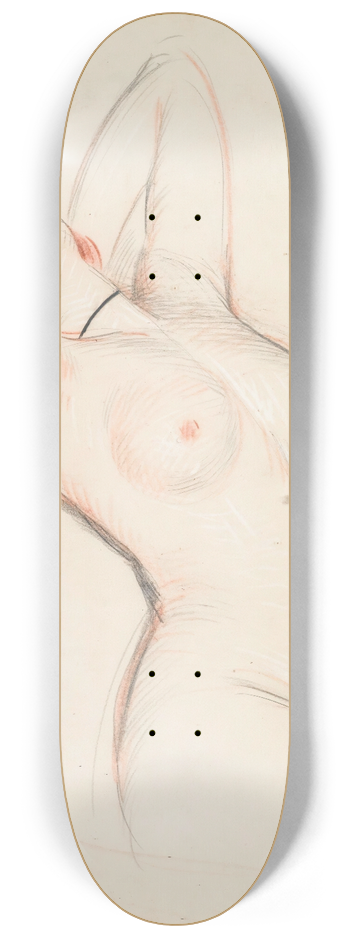 Paul Csar Helleu - Nu 8.25 inch art skate deck