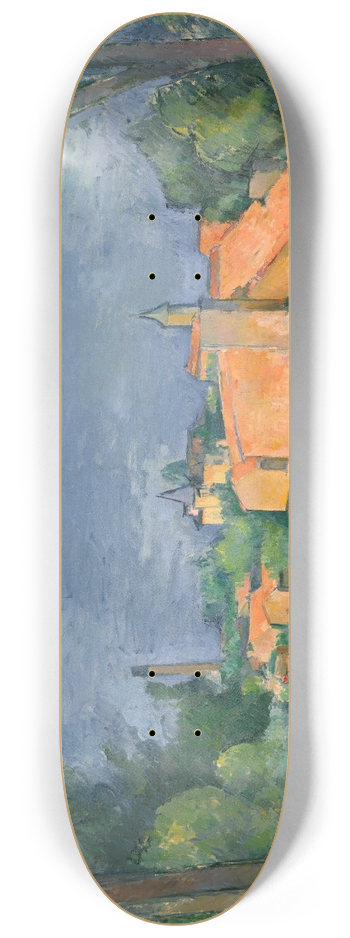Paul Czanne - LEstaque aux toits rouges 8.25 inch art skate deck