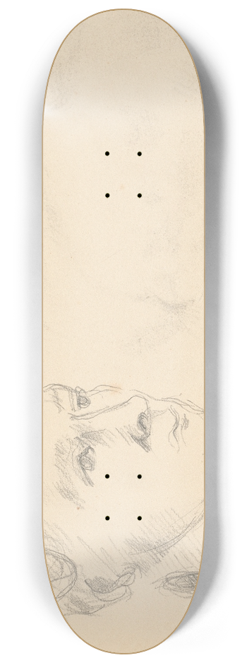Paul Czanne - Madame Czanne 8.25 inch art skate deck