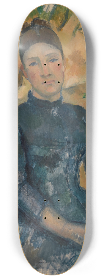 Paul Czanne - Madame Czanne in the Conservatory 8.25 inch art skate deck