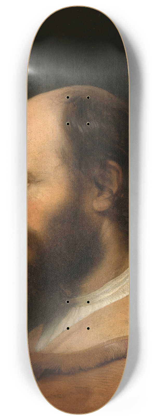 Johann Ulrich Mayr - Bildnis eines brtigen Mannes 8.25 inch art skate deck