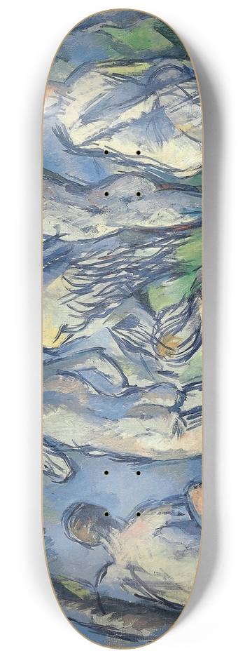 Paul Czanne - Seven Bathers 8.25 inch art skate deck