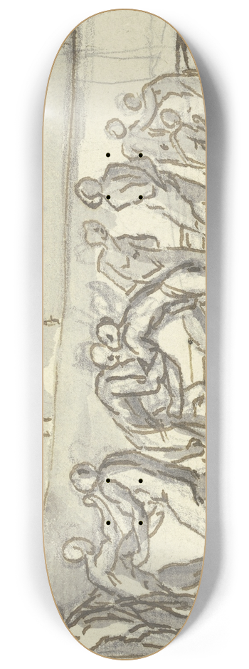 Paul Egell - Wrestler and boxer 8.25 inch art skate deck