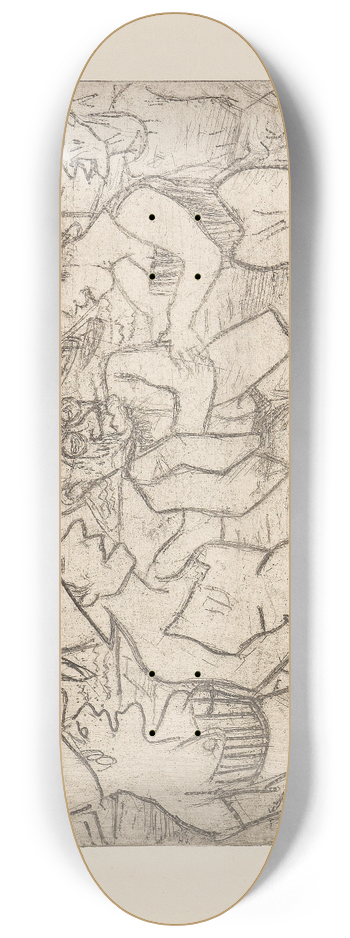 Paul Gangolf - Kokottenberfall, Marseille 8.25 inch art skate deck