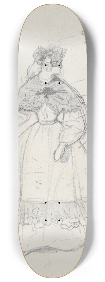 Paul Gavarni - Domino 8.25 inch art skate deck