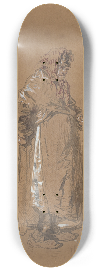 Paul Gavarni - Reverie 8.25 inch art skate deck
