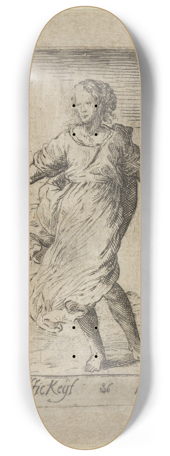 Johann Wilhelm Baur - Necessit 8.25 inch art skate deck