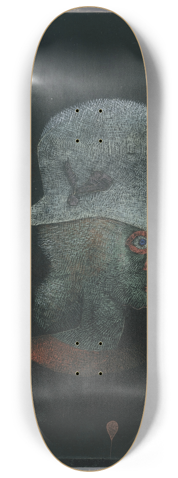 Paul Klee - Astrological Fantasy 8.25 inch art skate deck