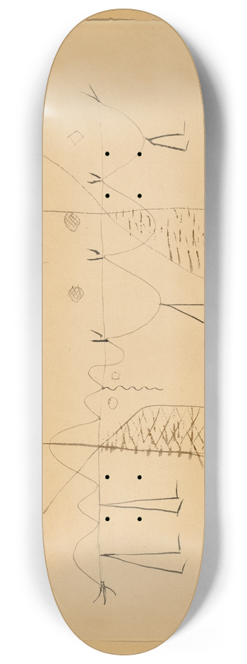 Paul Klee - Brder 8.25 inch art skate deck