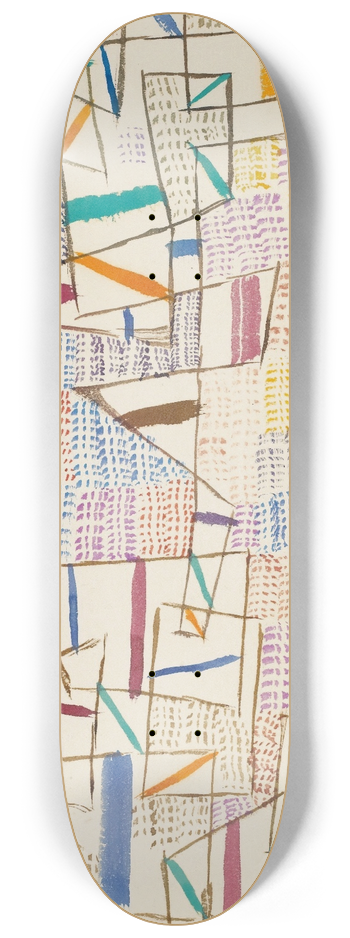 Paul Klee - Cte De Provence 7 8.25 inch art skate deck