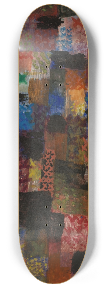 Paul Klee - Deep Pathos 8.25 inch art skate deck