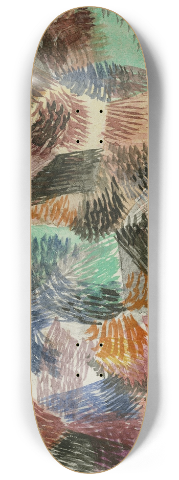Paul Klee - Libido of the Forest 8.25 inch art skate deck